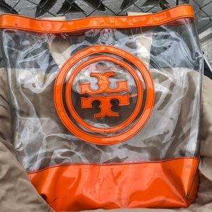 AUTHENTIC TORY BURCH TOTE/ BEACH BAG